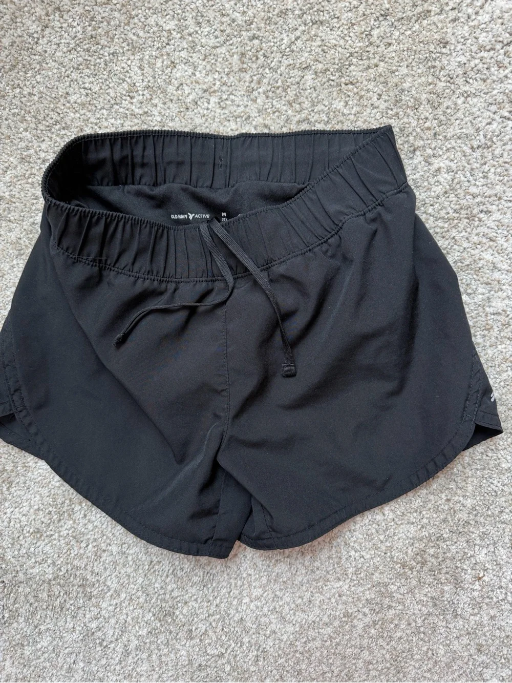 Old Navy Black Active Drawstring Shorts